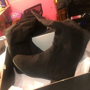 Over the one knee wide calf boots from torrid